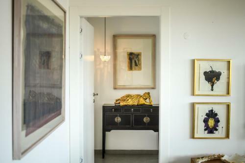 Sunny Architectonic Apartment With Green Terrace
