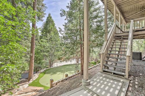 Spacious Lake Arrowhead Home With Putting Green