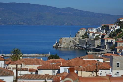 Hydra Town, Relaxing Patio Panoramic Sea View