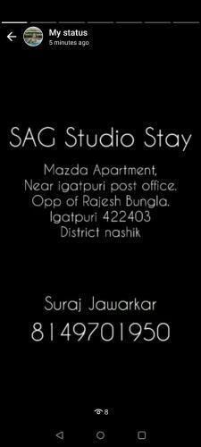 Apartamento Sag Studio Stay Lovely 2bhk Holiday Home.