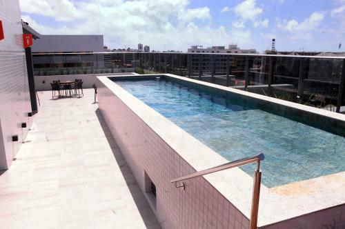 Apartamento Flat Com Wi-fi A 230 Metros Da Praia De Bessa Pb