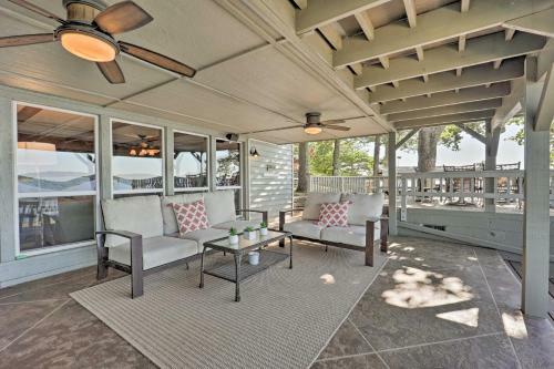 South Grand Lakefront Getaway With Deck And Dock!