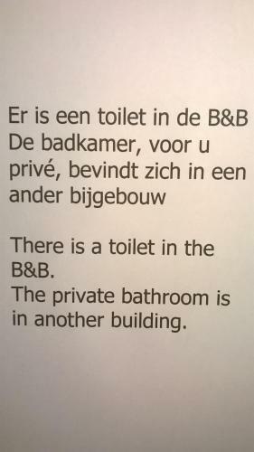 Bed & Breakfast Achter