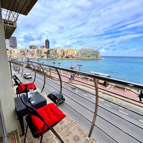 Apartamento St Julians - Lovely Two Bedrooms Flat Sea View