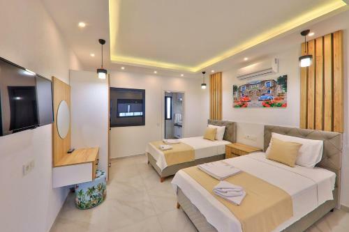 Apartamento Villa Hadrian Kapal? Havuzlu Ve Saunal?