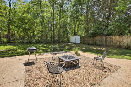 Sleek Montgomery Home Media Room, Fire Pit!