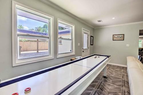 Sleek Montgomery Home Media Room, Fire Pit!