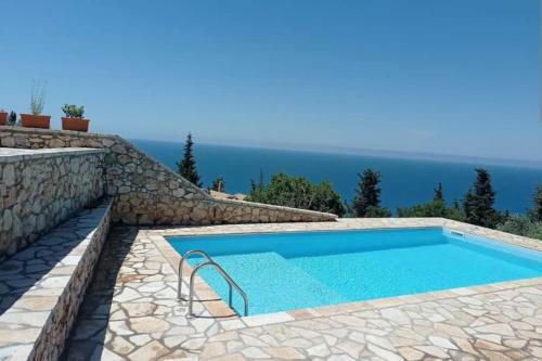 Villa Ioli At The Sea Breathtaking View & Sunset