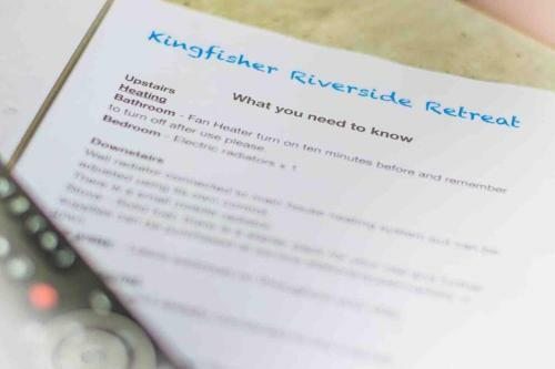 Apartamento Kingfisher Riverside Retreat