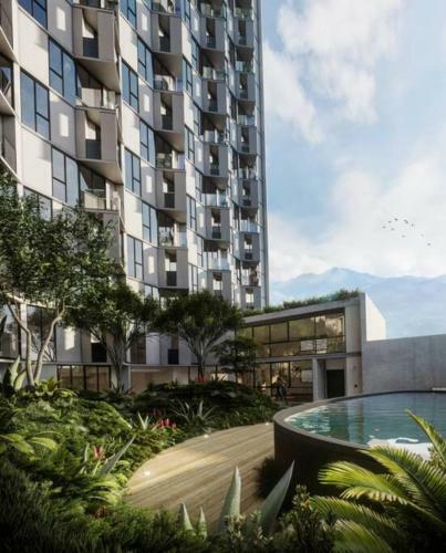 �nico Apartamento En Nuevo Y Moderno Condominio