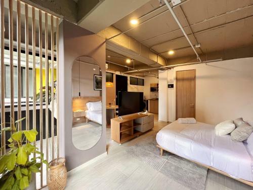 Apartamento Brigth Loft In Laureles