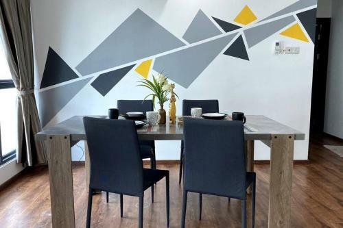 Apartamento #2.1 Jazz Suites Large Bed Vivacity Kuching 3rooms