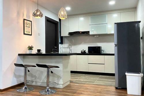 Apartamento #2.1 Jazz Suites Large Bed Vivacity Kuching 3rooms