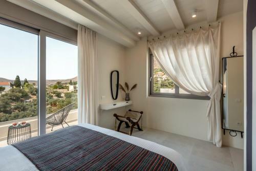 Luxury Villa Oxygen In Sfinari With Sunset Views