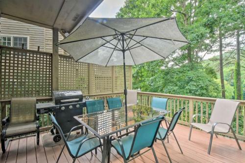 Big Canoe Retreat With Deck And Golf Course Views