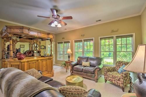 Big Canoe Retreat With Deck And Golf Course Views