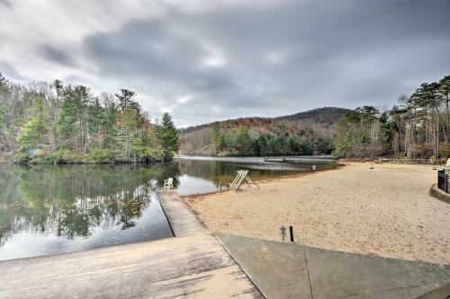 Big Canoe Retreat With Deck And Golf Course Views