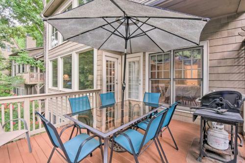 Big Canoe Retreat With Deck And Golf Course Views