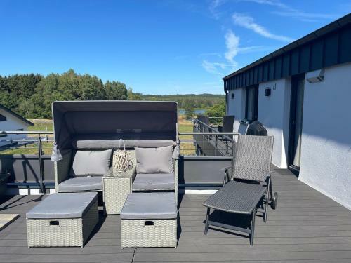 Apartamento Seeblick, Terrasse, Elek. Boxspringbett, Gro�z�gig