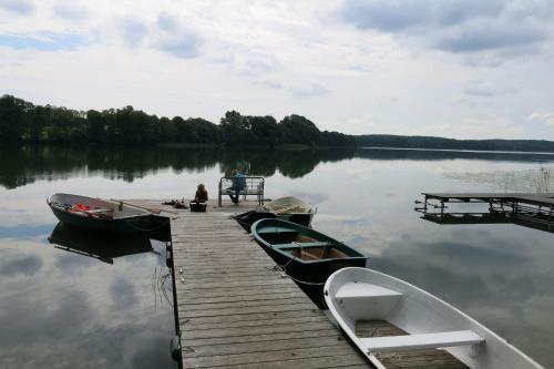 Neu "blaues Haus Am See Mit Boot"