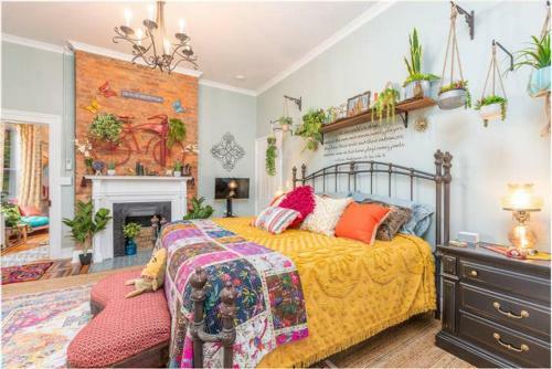 Apartamento The Bohemian Suite - Urban Boho ?self Check-in ?kitchen ?downtown ?netflix+