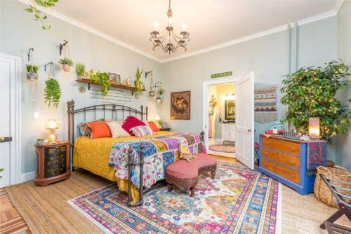 Apartamento The Bohemian Suite - Urban Boho ?self Check-in ?kitchen ?downtown ?netflix+