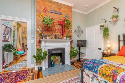 Apartamento The Bohemian Suite - Urban Boho ?self Check-in ?kitchen ?downtown ?netflix+