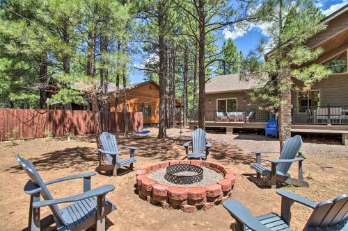 Pinetop Escape With Spacious Yard And Fire Pits!