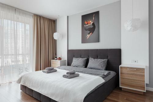 White Apartment In 12 Floor