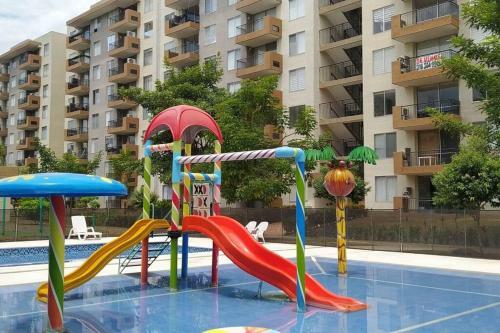 Hermoso Apartamento Independiente, 3 Piscinas