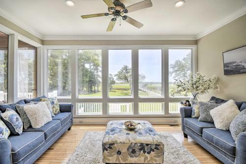 Sprawling Sunset Beach Escape Dock, Fire Pit