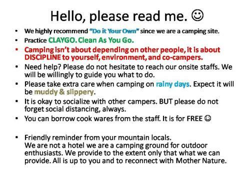 Agroturismo Camping Paradise And Singalong Mountain Garden