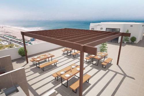 Apartamento Departamento Con Vista Al Mar De Estreno
