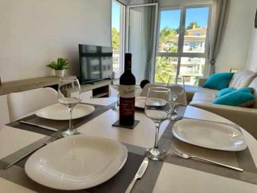 Two Bedroom Central Moraira Apartment With Pool