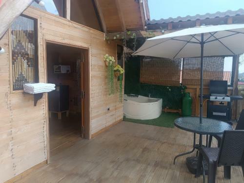 Caba�a Con Jacuzzi/zona Bbq Y Malla Catamar�n En Guarne