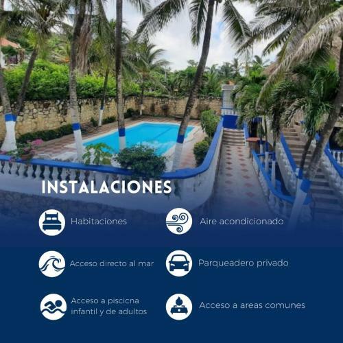Villa Caba�a Tranquila: Piscina, Mar, Privacidad