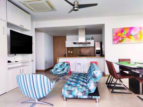 Playa Dormida 2. Hermoso Apartamento Frente Al Mar