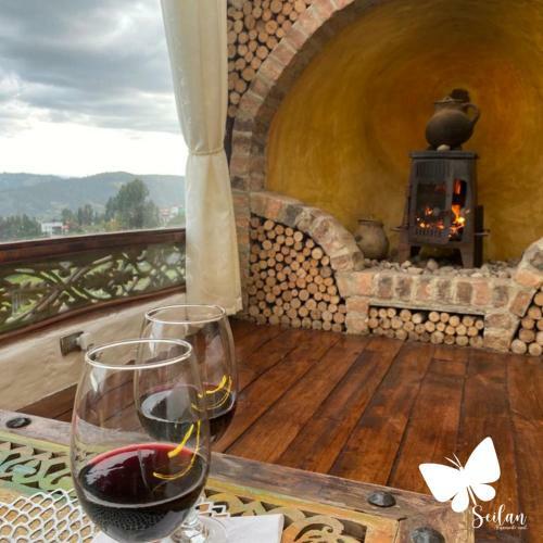 Bed & Breakfast Caba�a Esmeralda - Seilan Alojamiento Rural