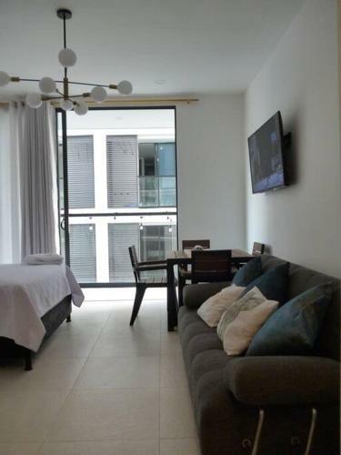 Apartamento Loft Completo Con Balc�n A 5 Min De La Playa