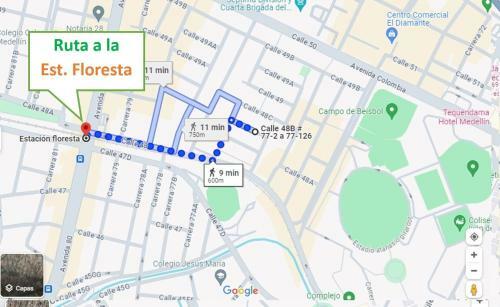 Estancia �nica En Medell�n Habitaci�n Privada B