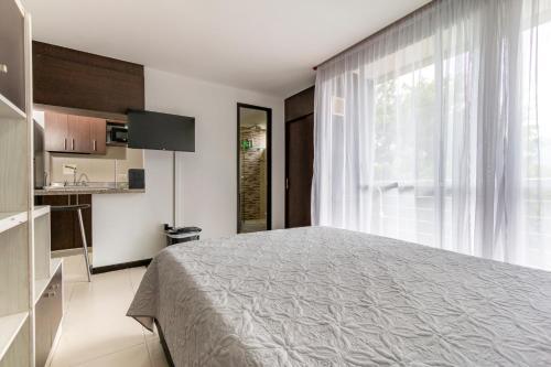 C�modo Apartaestudio Tipo Loft Para Viajeros