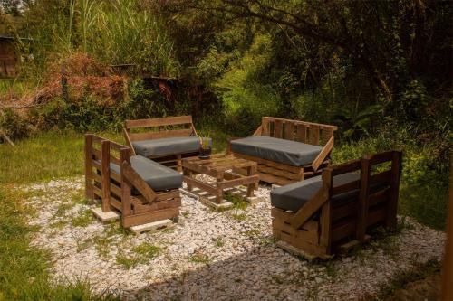 Apartamento Caba�a Con Jacuzzi Privado/bbq Y Chimenea Ecol�gica