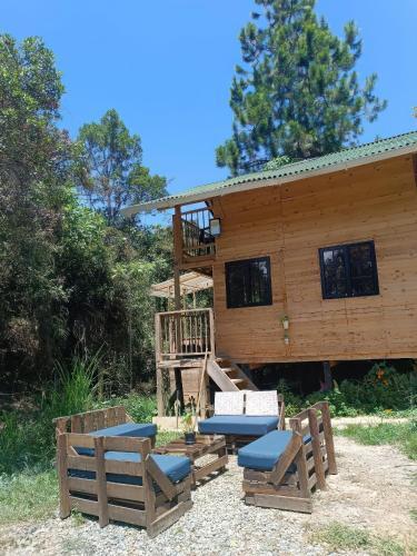 Apartamento Caba�a Con Jacuzzi Privado/bbq Y Chimenea Ecol�gica