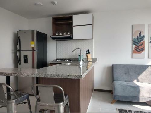 Gurus Fr | Aparta Loft Elegante Para Larga Estad�a