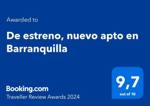 Apartamento De Estreno, Nuevo Apto En Barranquilla