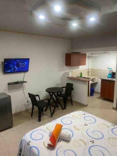 Apartaestudio Privado Con Aire Cerca Aeropuerto