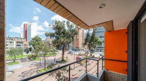 Iluminado Y Moderno Apartaestudio Boho Chic/balc�n