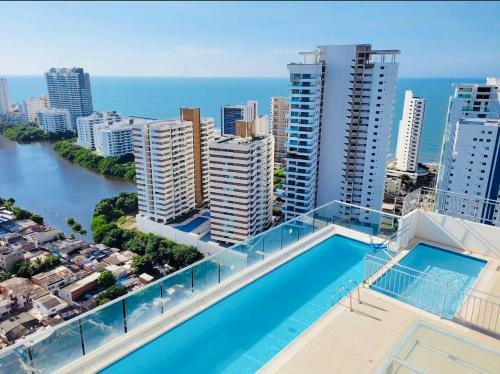 Apartamento Aqualina 42m2/3 Cuadras Playa