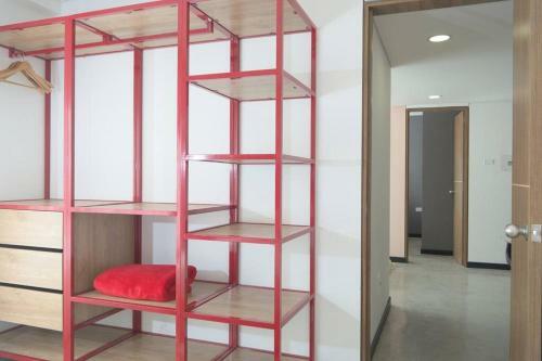 Apartamento Chic Hosty En El Piso Rojo Del Edificio De Colores