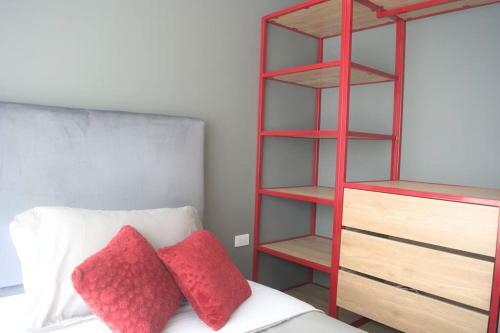 Apartamento Chic Hosty En El Piso Rojo Del Edificio De Colores